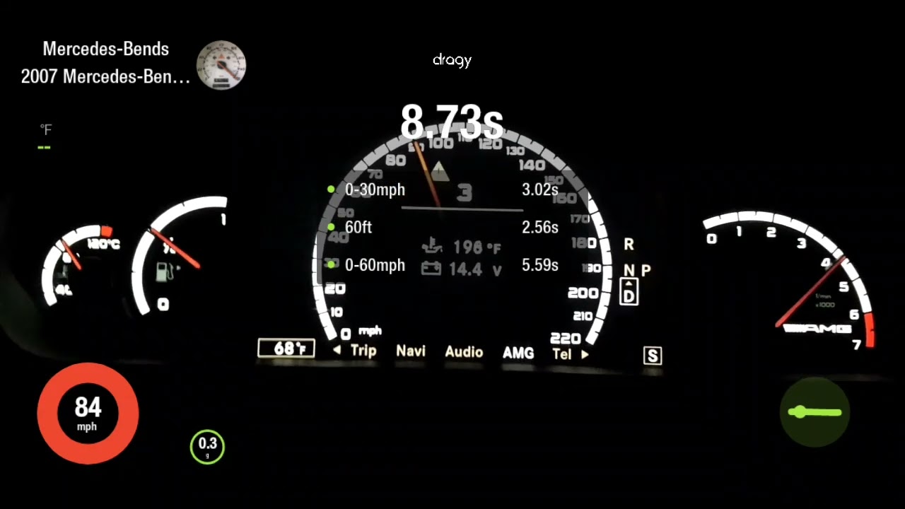 2007 Mercedes-Benz S65 AMG W221 M275 6.0L acceleration.