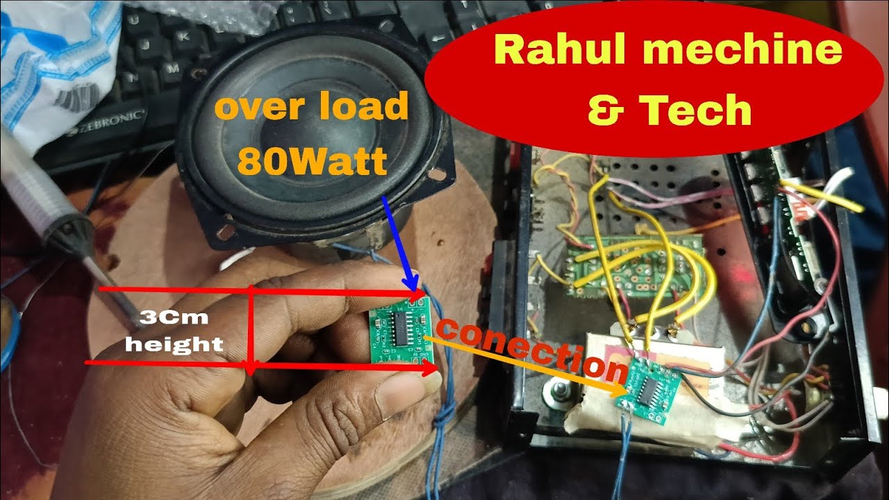 DIY Mini Amplifier – Making and Sound Test 🔊#MiniAmplifier 
