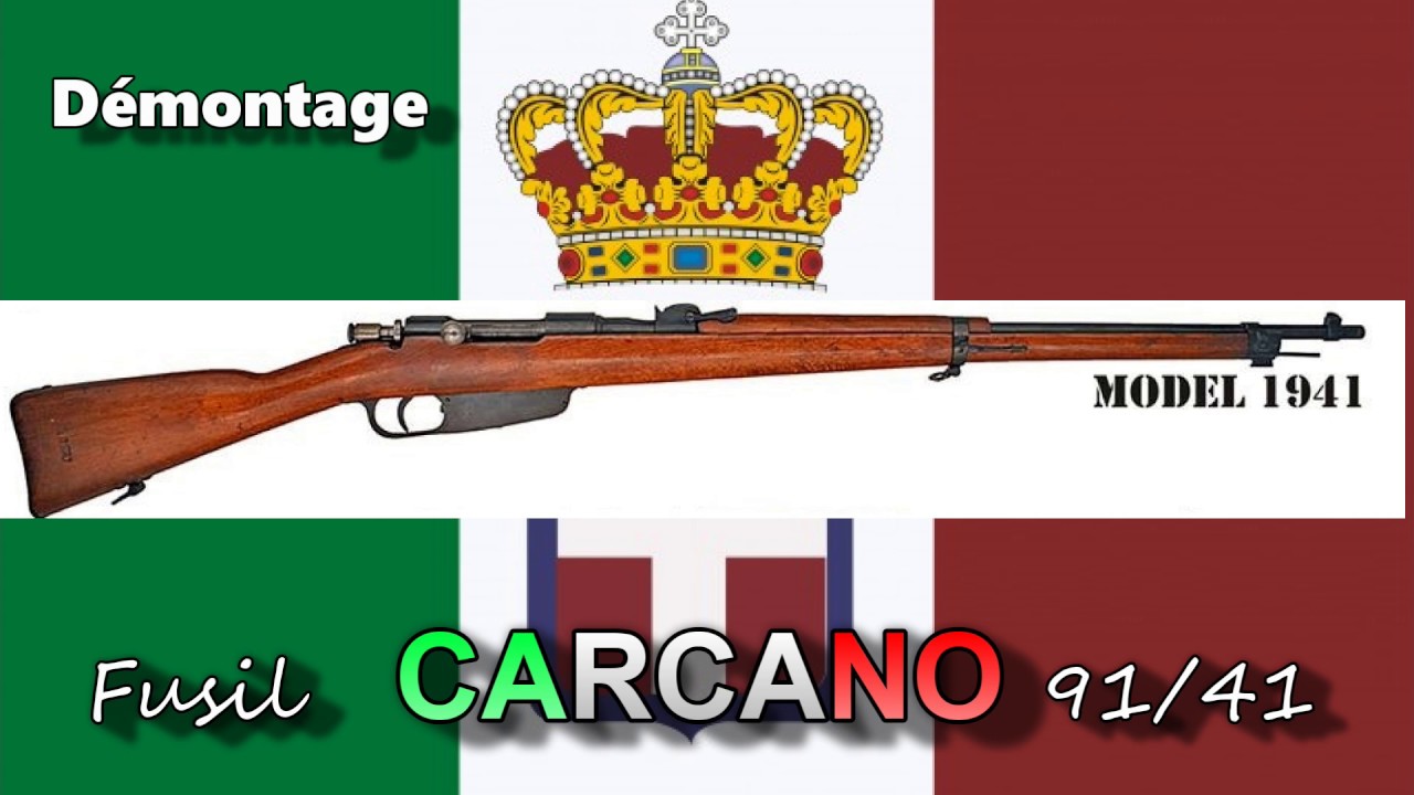 Carcano 🇲🇽 91/41 démontage.
