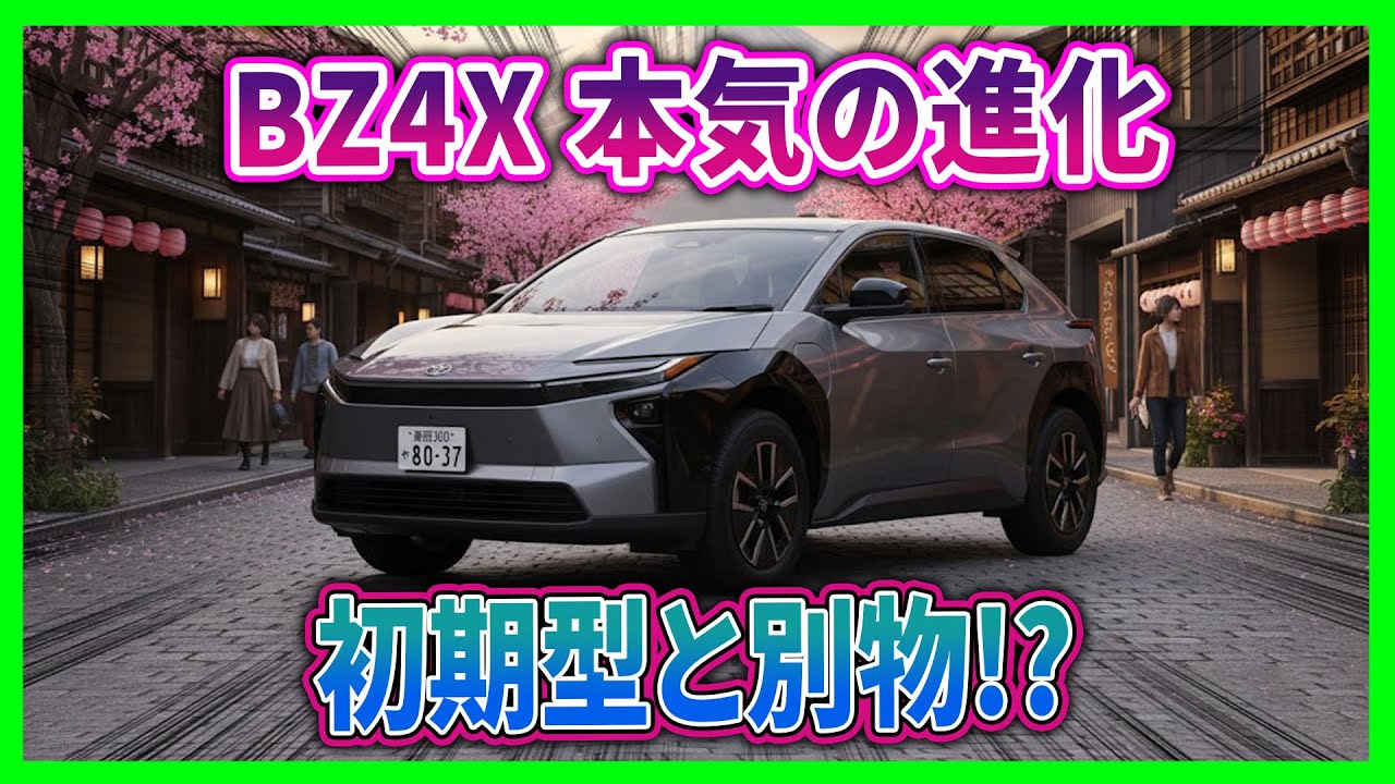 トヨタbZ4X 大逆転フル進化!?「地味で微妙」から“別物EV”へ！古いイメージのまま選ぶと本気で後悔します