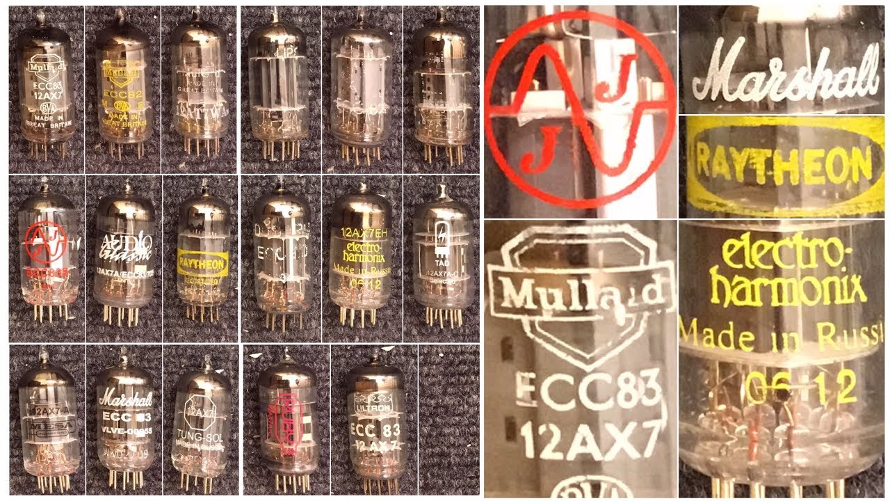 17 Guitar Preamp TUBES Comparison - Mullard, JJ, TAD, Philips, EHX, TUNG-SOL,