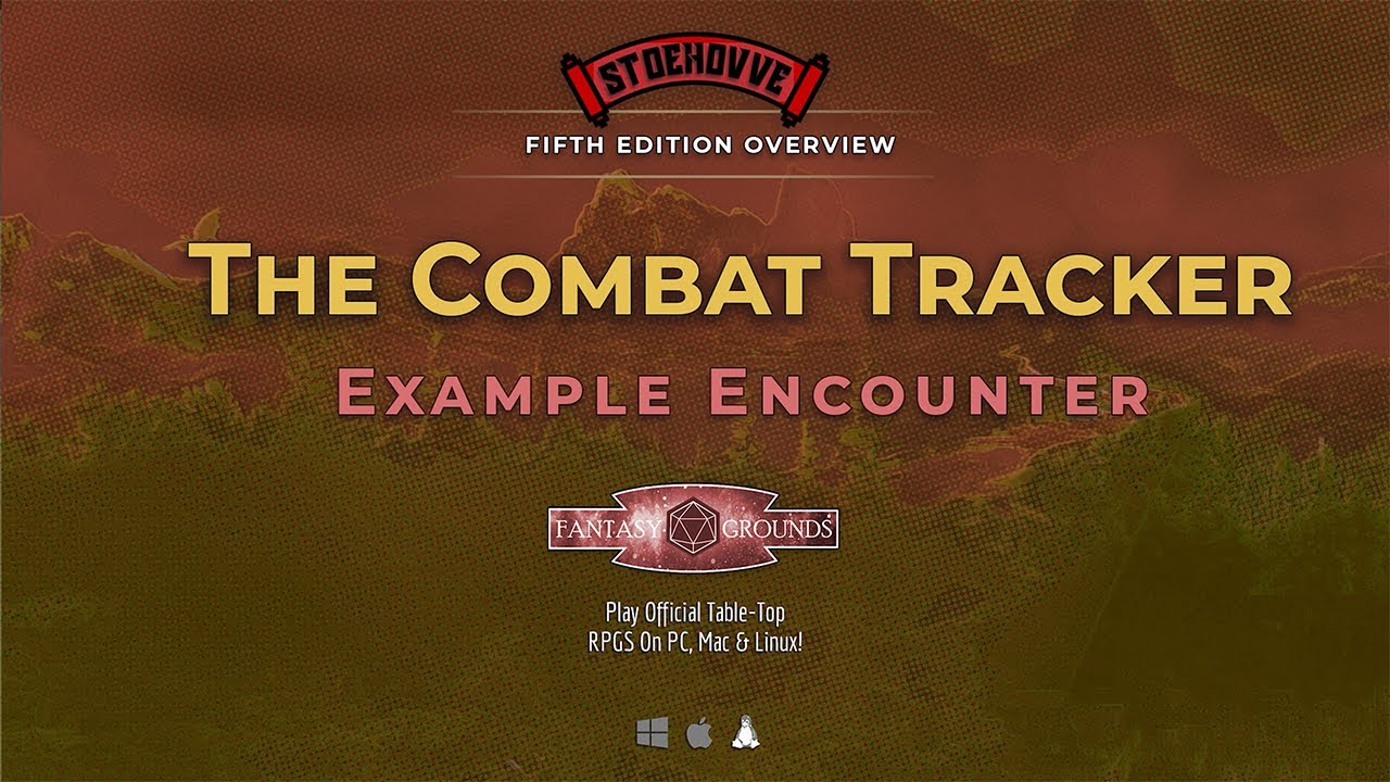 FGU | Combat Tracker — пример встречи | 5e | Fantasy Grounds Unity