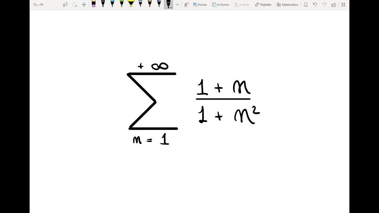 La Serie (1+n)/(1+n^2). Analisi 1 (esercizio svolto)