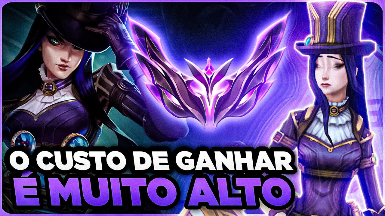ESSE É O PREÇO DE UMA VITÓRIA NO HIGH ELO | MONO CAITLYN GAMEPLAY