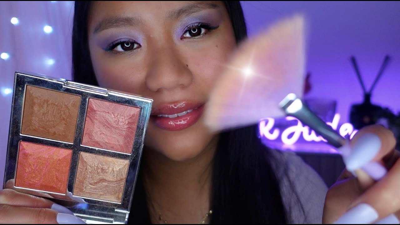 ASMR FR 💄ROLEPLAY JE TE MAQUILLE ✨ POUR PLEIN DE FRISSONS (visuel, layered sounds, whisper...)