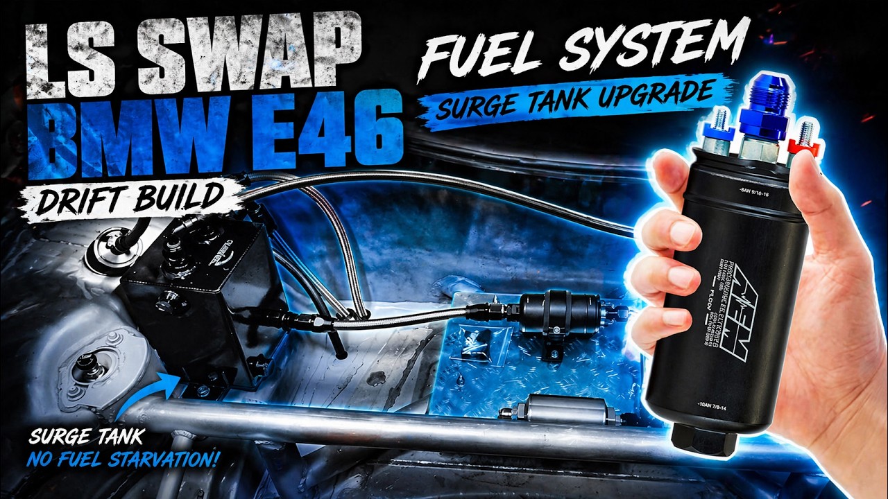 PART 5 | E46 Drift Builds | Fuel System | Surge Tank | Lexan Windows