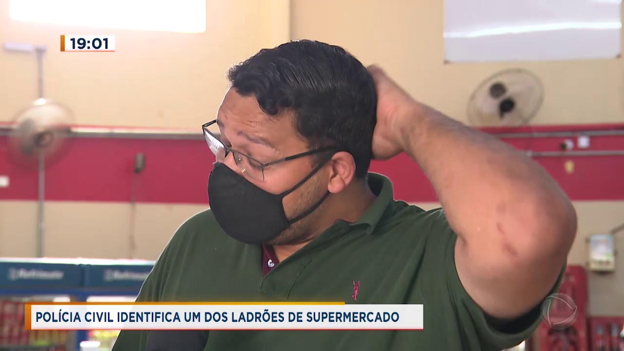 Pol&iacute;cia Civil identifica um dos ladr&otilde;es de supermercado
