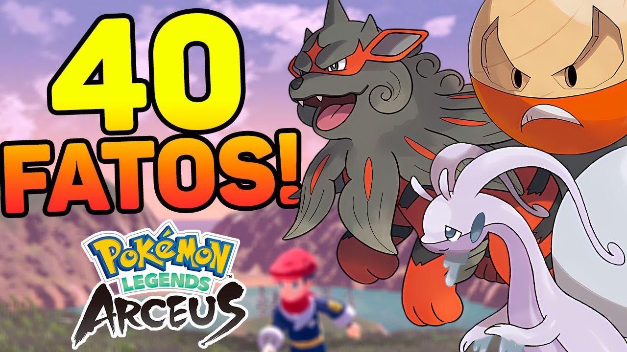 40 FATOS SOBRE HISUIAN FORMS E NOVOS POKÉMON DE LEGENDS ARCEUS