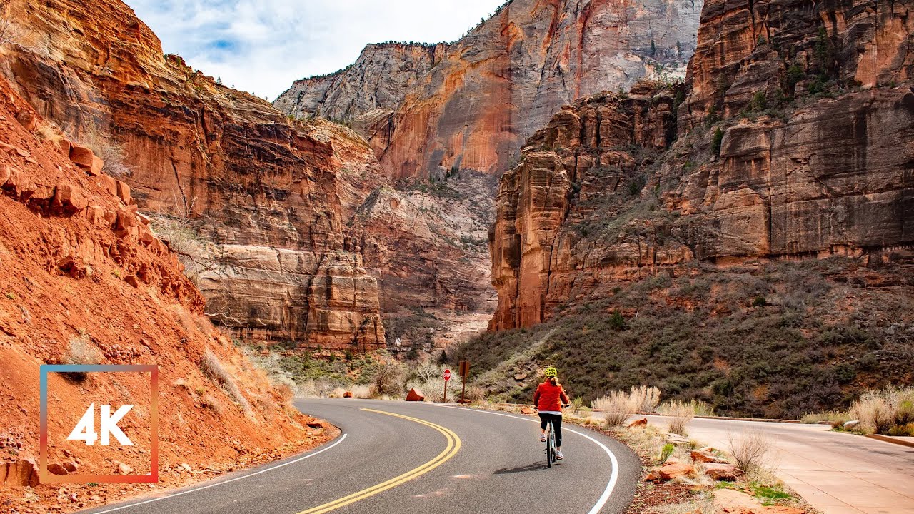 Las Vegas to Zion National Park Scenic Drive | Stunning Desert Landscapes in 4K