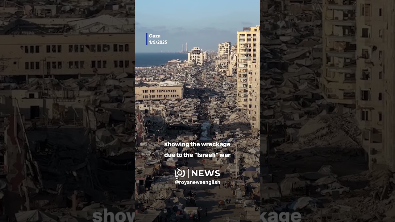 Footage shows destruction in Gaza City from &ldquo;Israeli&rdquo; war