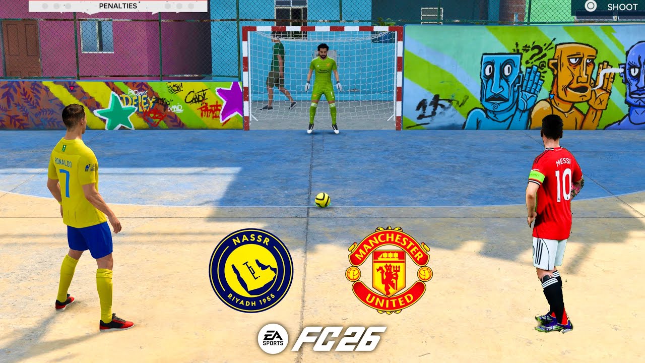 FC 26 Volta Football | Al Nassr vs Man United | Ronaldo Messi Neymar Mbappe Haaland Vinicius - PS5