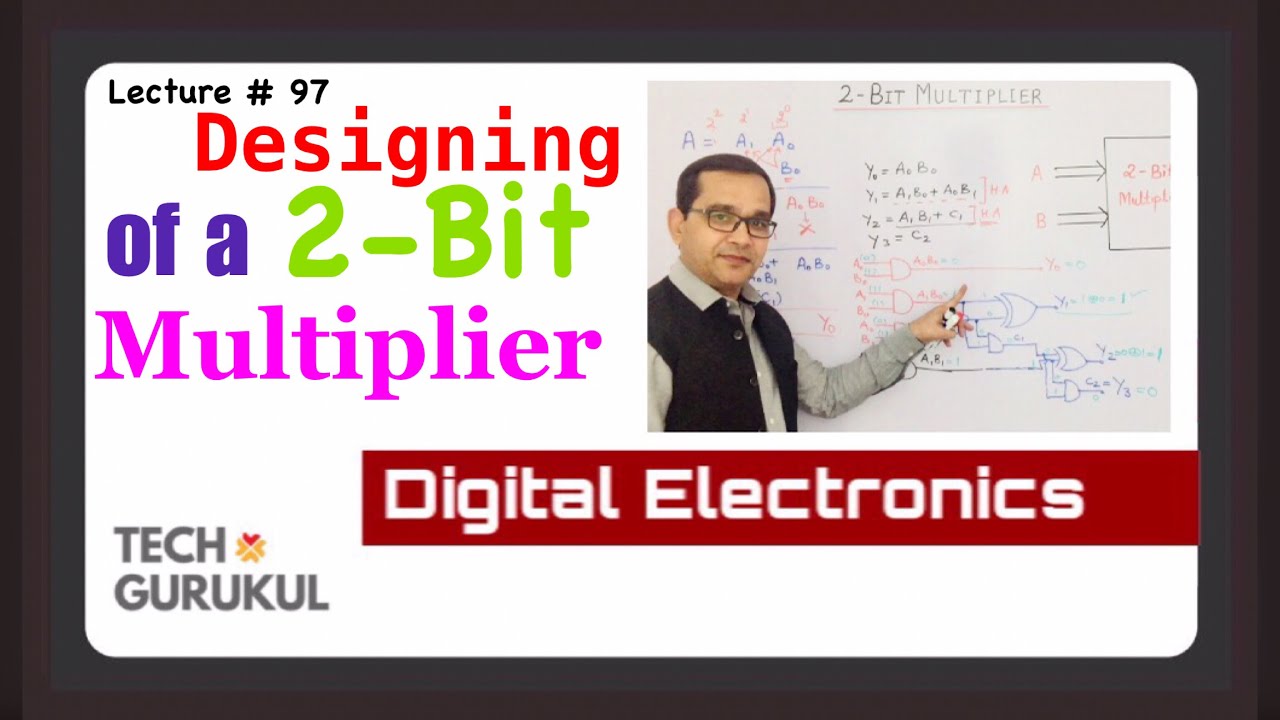 Designing of a 2-Bit Multiplier | Tech Gurukul by Dinesh Arya
