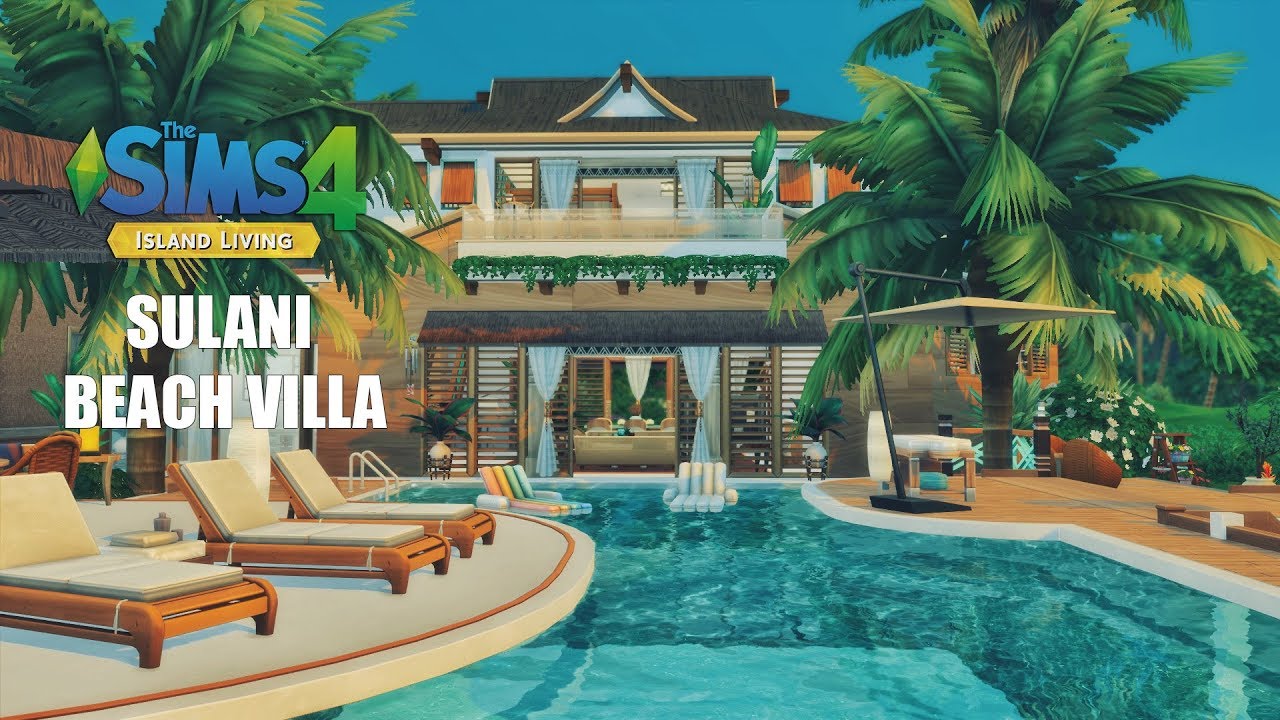Вилла на Сулани | Жизнь На Острове | Строительство | THE SIMS 4