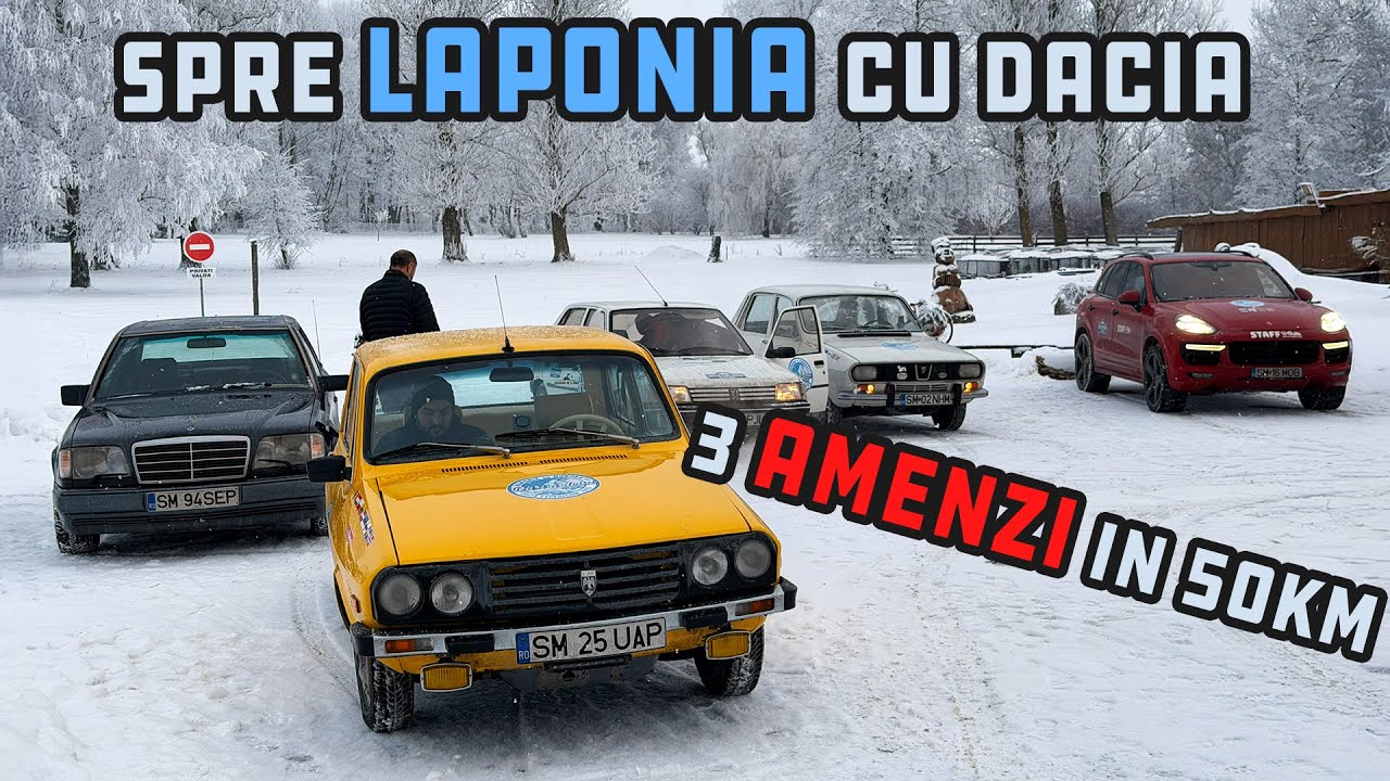 Spre Laponia cu Dacia 1310 - 3 Amenzi in prima Ora