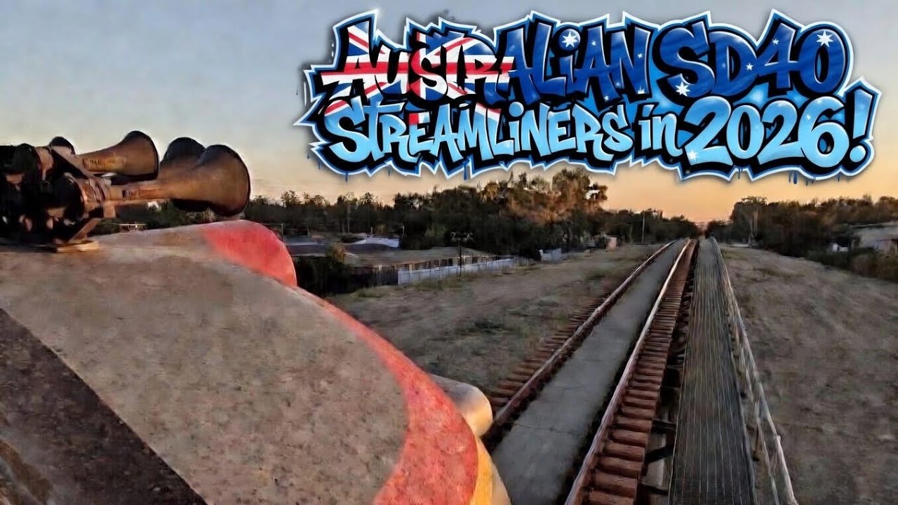 Australia's Streamlined SD40's in 2026!