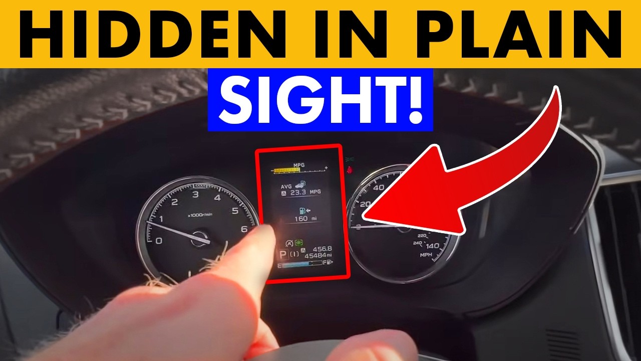 This HIDDEN Subaru Menu Prevents $3,000 In Future Repairs