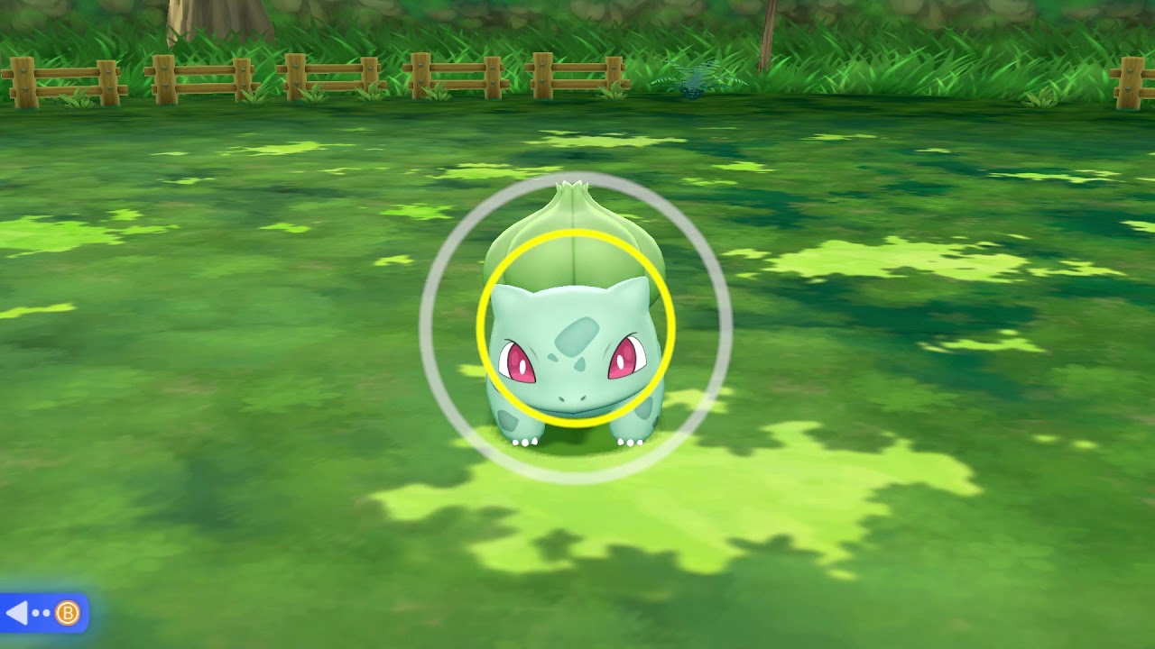 Где найти Бульбазавра в Pokemon Let's Go Pikachu & Eevee