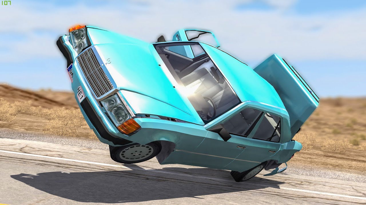 HIGH SPEED ROLLOVER CRASHES #18 - BeamNG Drive | CRASHdriven