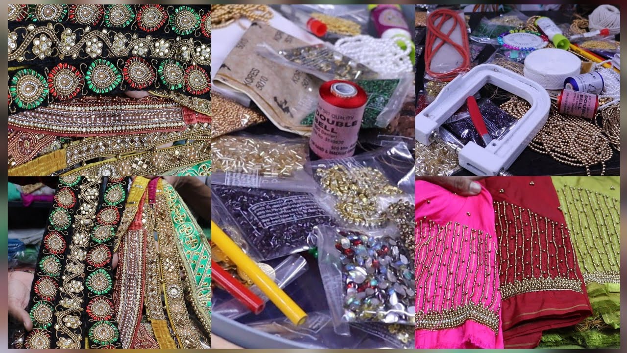 Aari Belt Lace Jada patti Aari Materials Cheap and Best Price | Tailoring Material