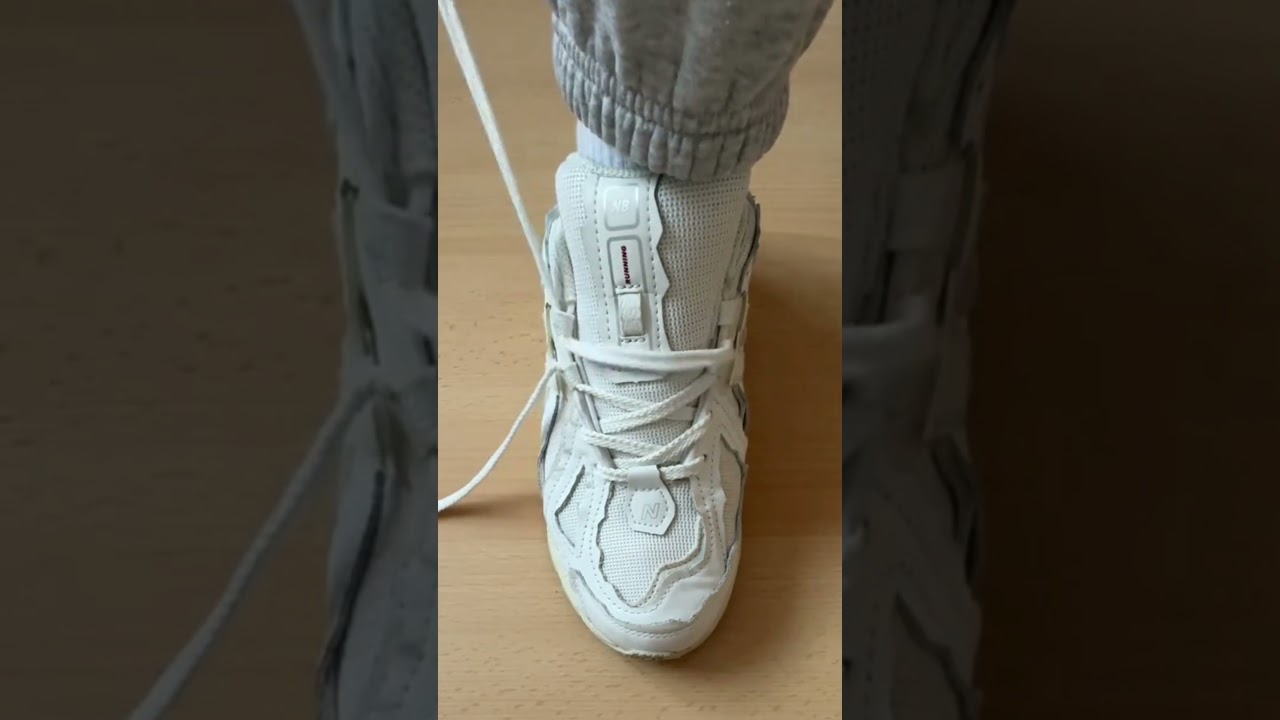 How to Tie Laces on New Balance 1906D #shoelacetying #newbalanceshoes #newbalance #1906 #shoelaces