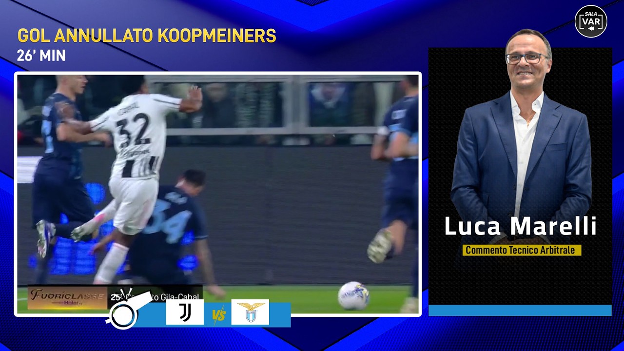 Juventus&ndash;Lazio | Moviola: gol annullato a Koopmeiners e contatto Cabal-Gila, da rigore?
