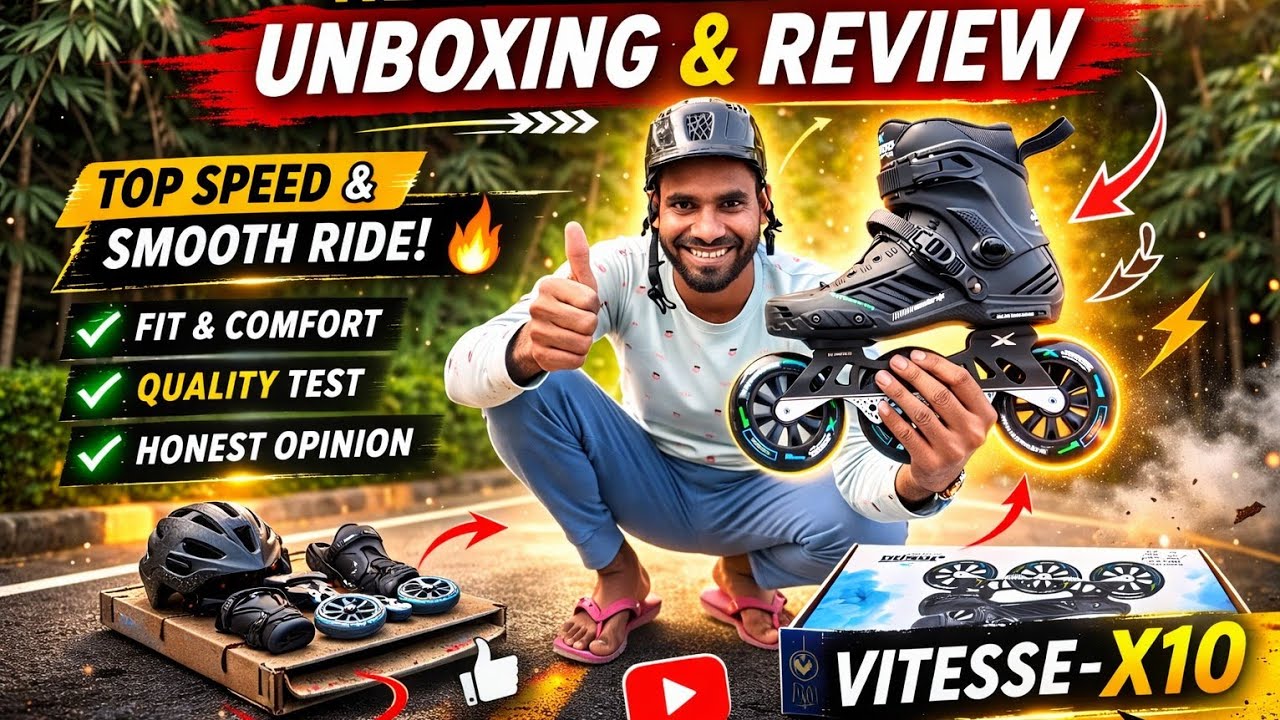 Jaspo Vitesse Vs MF 900 Skating Shoes | Top Skating Shoes | Unboxing