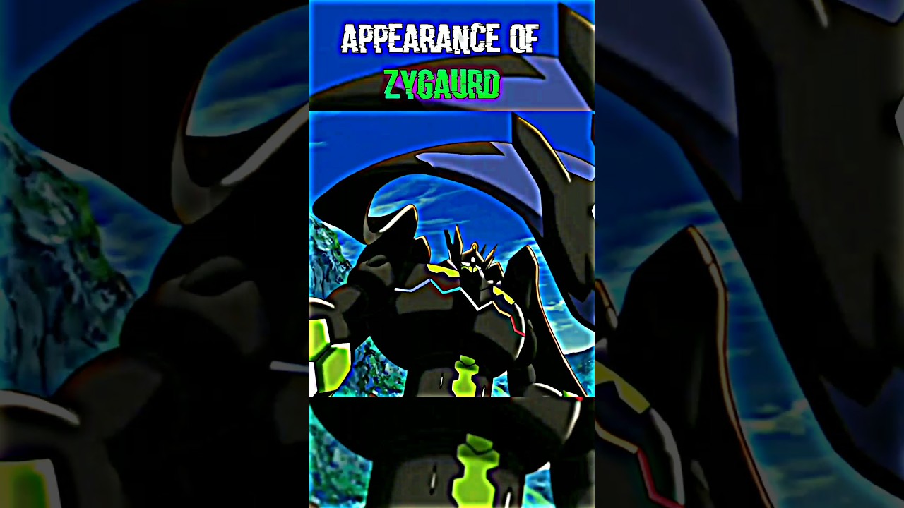 THE APPEARANCE OF ZYGARDE POK&Eacute;MON 😮 | #shorts #pokemon #trending