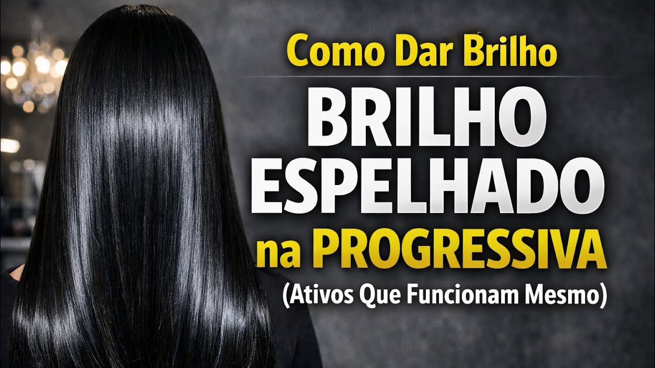Ativos para o BRILHO ESPELHADO na progressiva - LISO ESPELHADO !