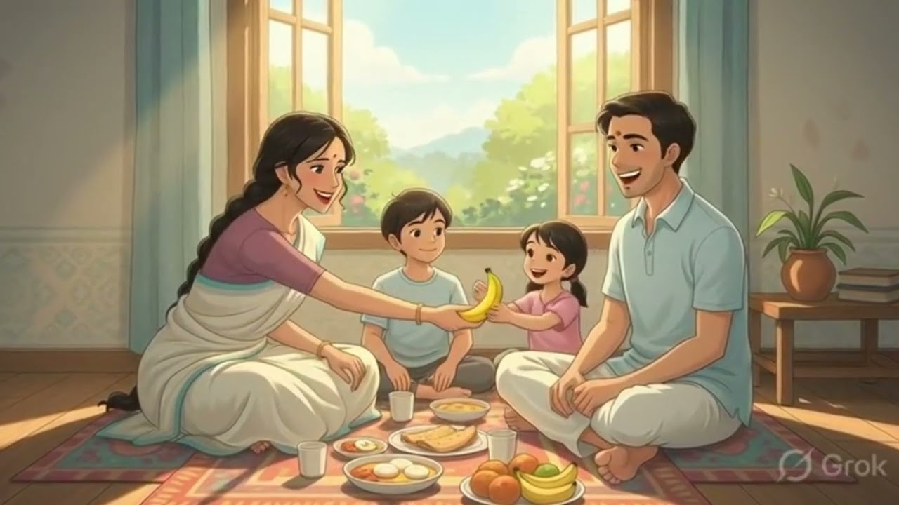 A Day in Life of Indian Woman | Ghibli Style Art Story