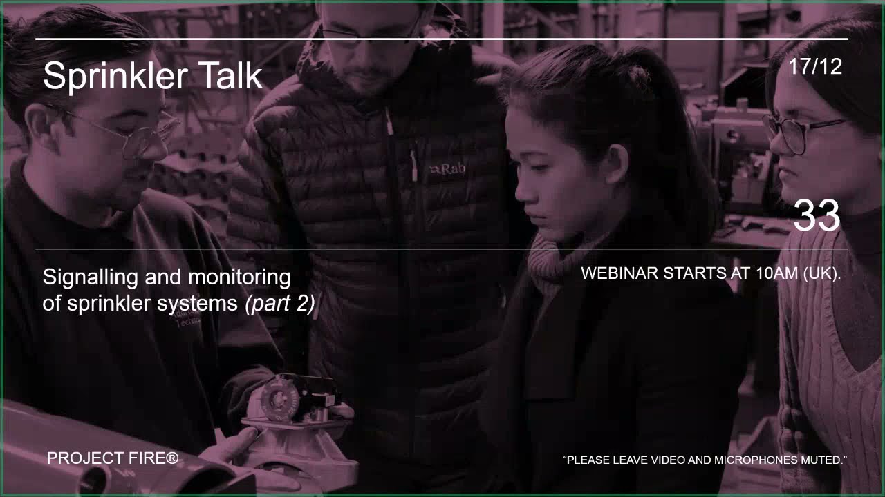 Sprinkler Talk #33 - Signalling & Monitoring of Sprinkler Systems (part 2)