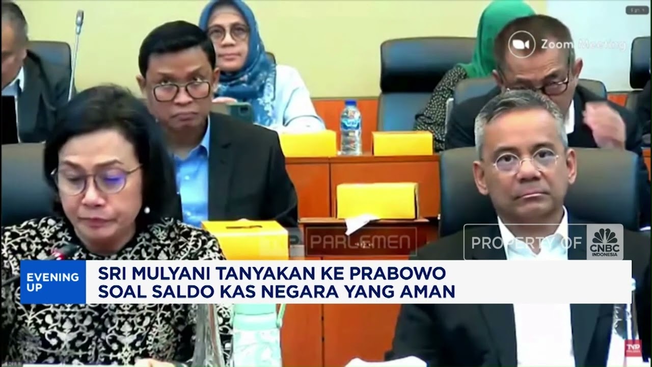 Sri Mulyani Tanya Prabowo Soal Saldo Kas Negara