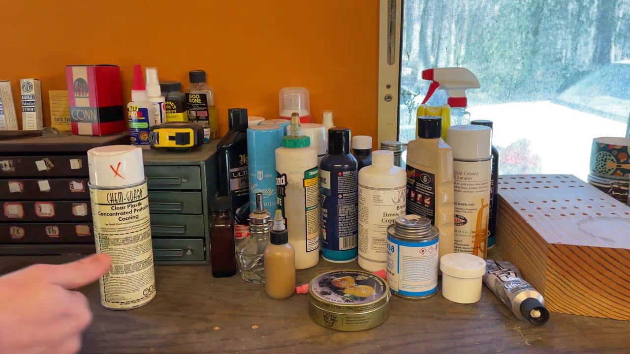 Saxophone Repair Shop (in an Airstream) Tour: Supplies