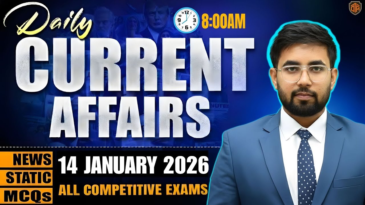 15 January 2026 Current Affairs | Daily Current Affairs | Current Affairs By Shakti Sir | UPSI UPP
