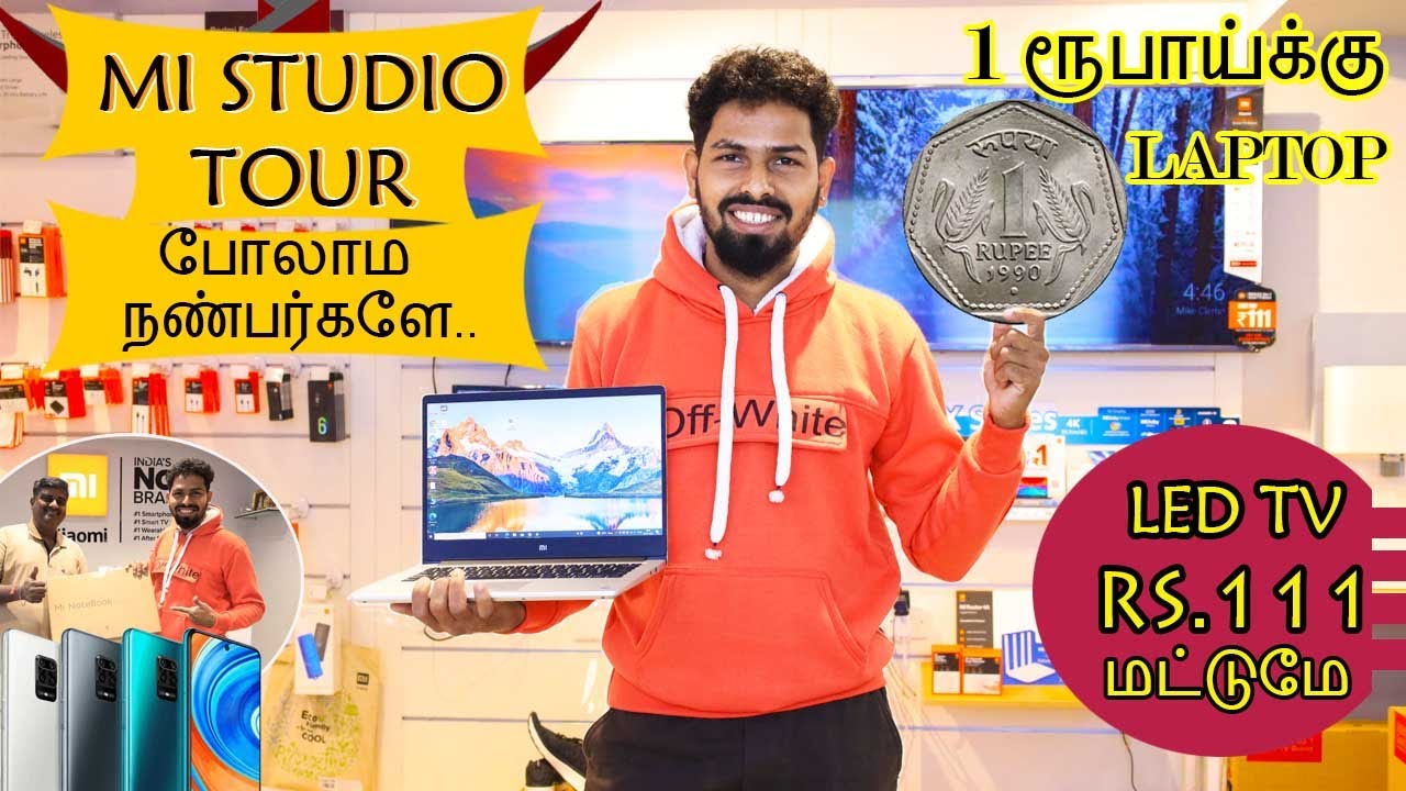 laptop for 1 rupee | mi studio best offer | MI Studio tour போலாம நண்பர்களே | #kalakalchennai