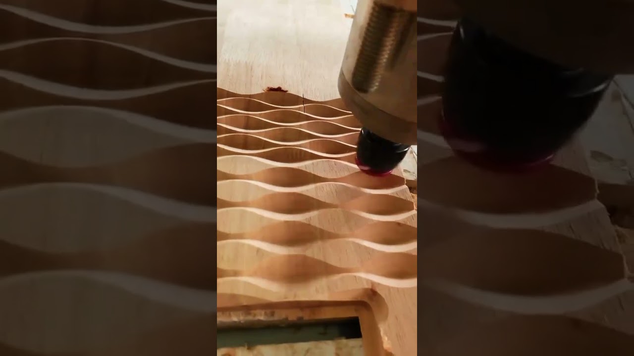 V bit carving design 