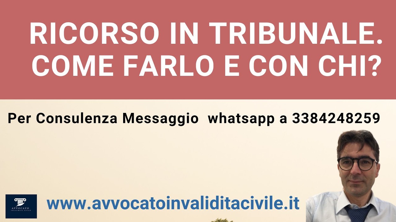 RICORSO IN TRIBUNALE COME FARLO E CON CHI?