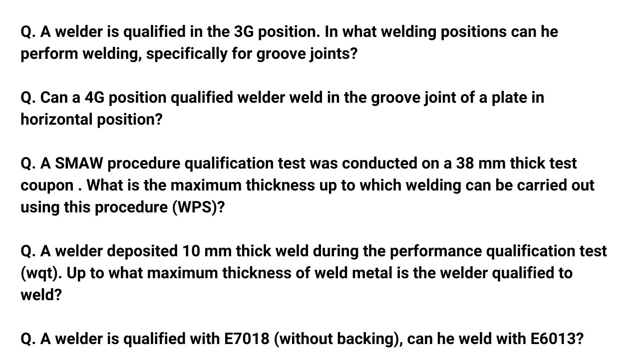 Interview Questions for the post of 