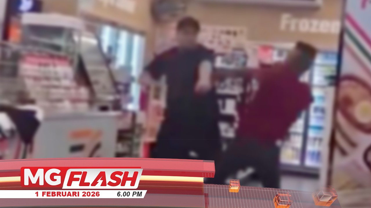 Lelaki Mabuk Ganggu Pekerja Kedai Serbaneka Cetus Pergaduhan #MGFlash