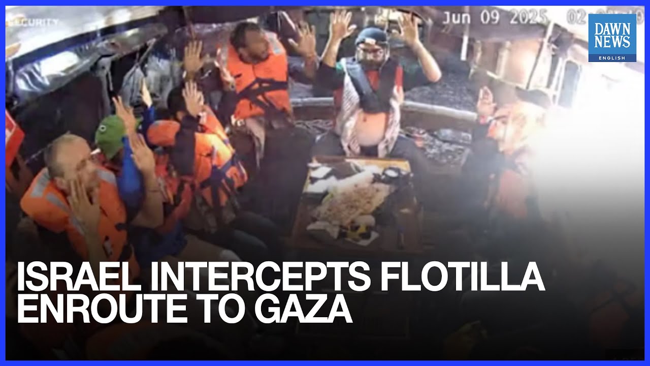 Israel intercepts several boats from Global Sumud Flotilla as it sails towards Gaza