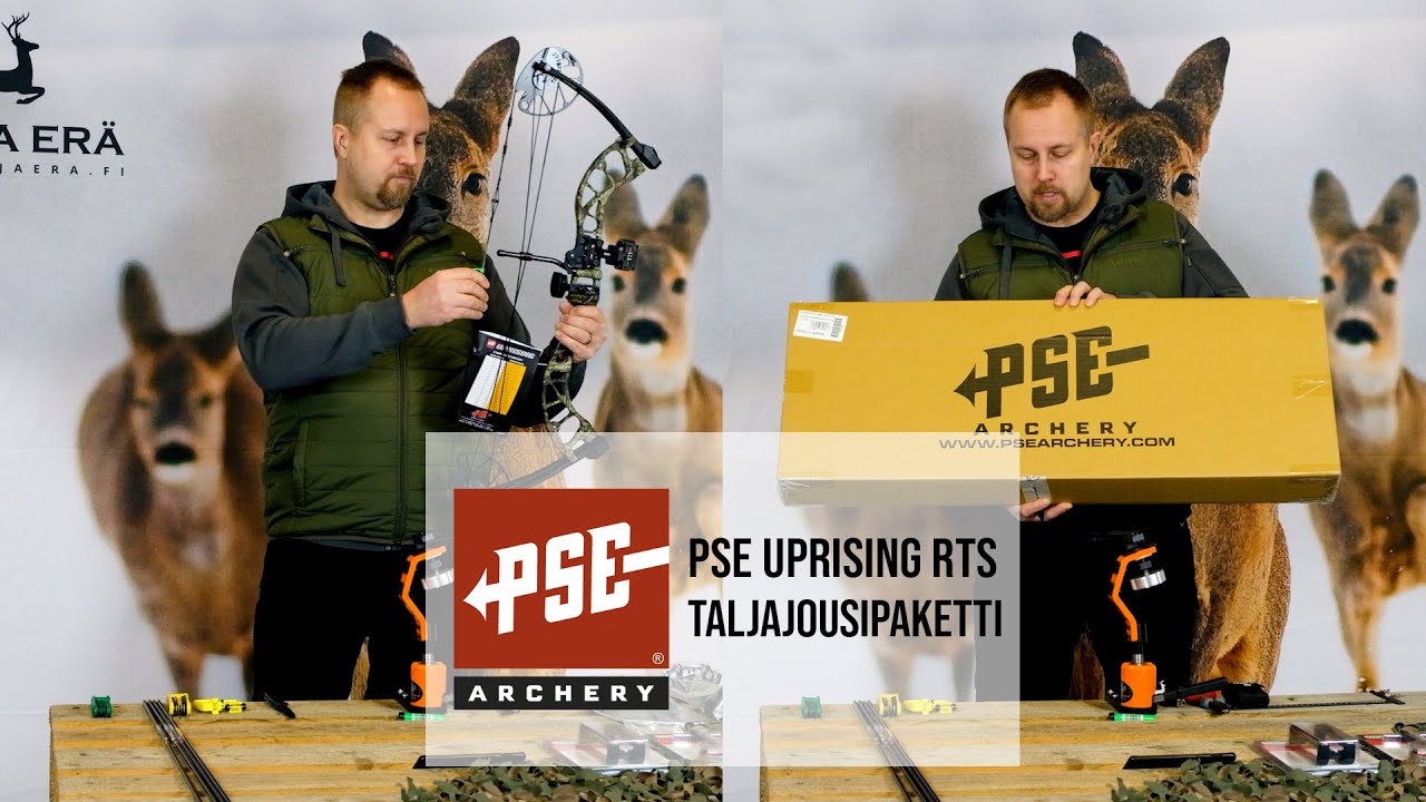 PSE Uprising RTS taljajousipaketin esittely - Ase ja Erä.fi