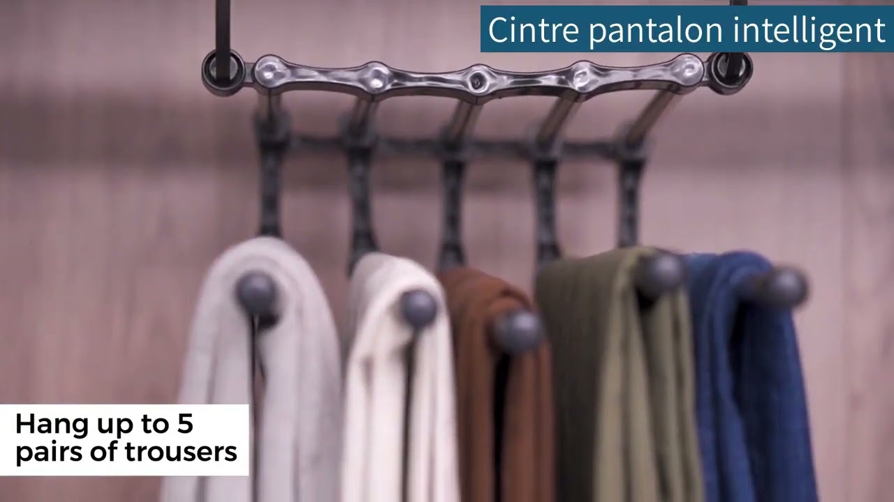 Cintre pantalon gain de place