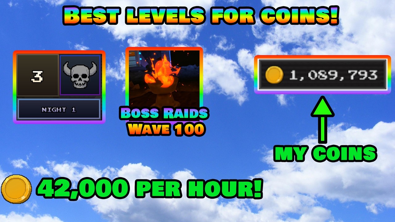 The BEST Levels/Methods to Grind for COINS in FNTD2!! Updated!