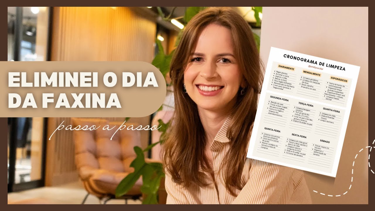 Como montar um cronograma de limpeza da casa | passo a passo