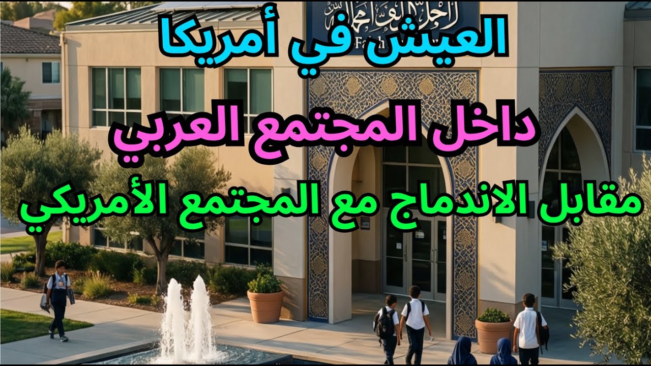 Living in America in Arab Community vs American mixالعيش في أمريكا المجتمعات العربية مقابل الأمريكية