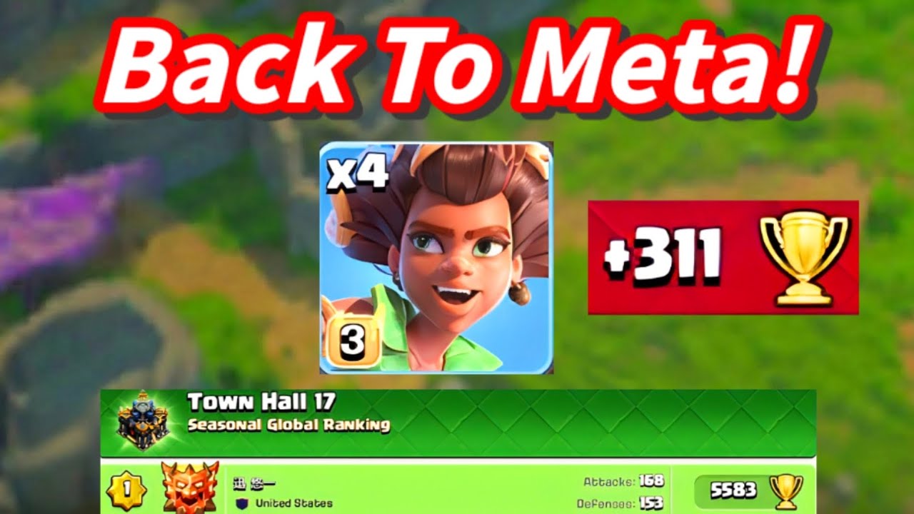 +311 Th17 in Legends With Root Rider Army | Voice Comment (Clash Of Clans)