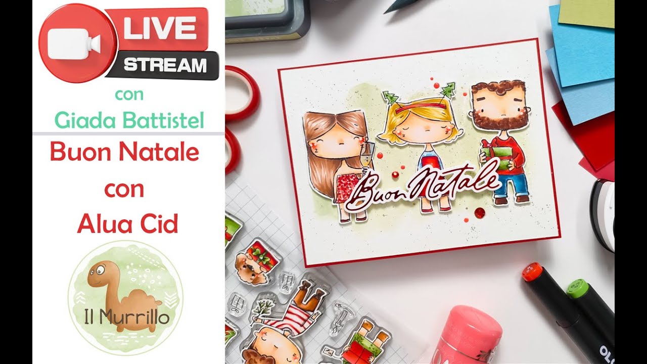 Tutorial colorazione: Buon Natale con Alua Cid