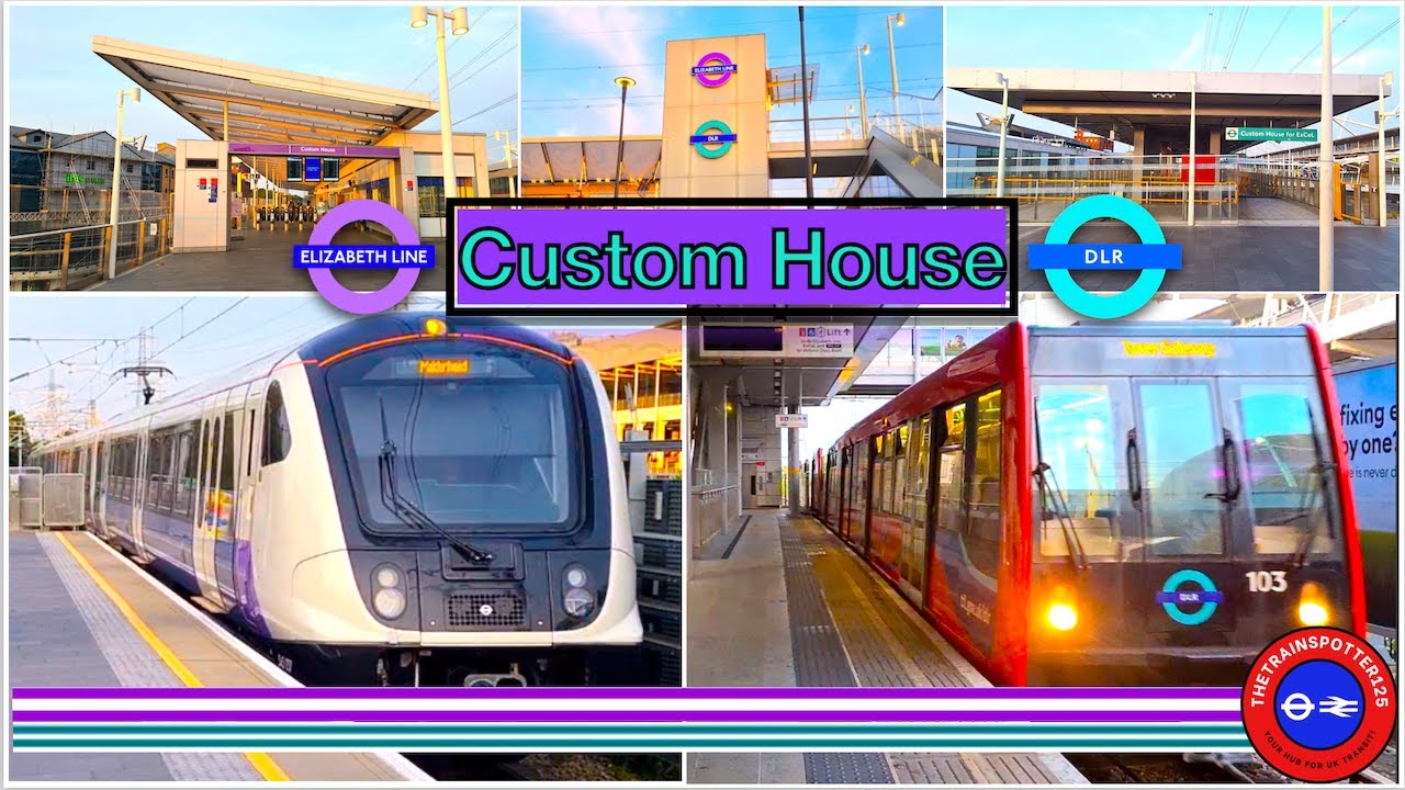Trains at Custom House Station [CUS] - ECS (21/06/2023)