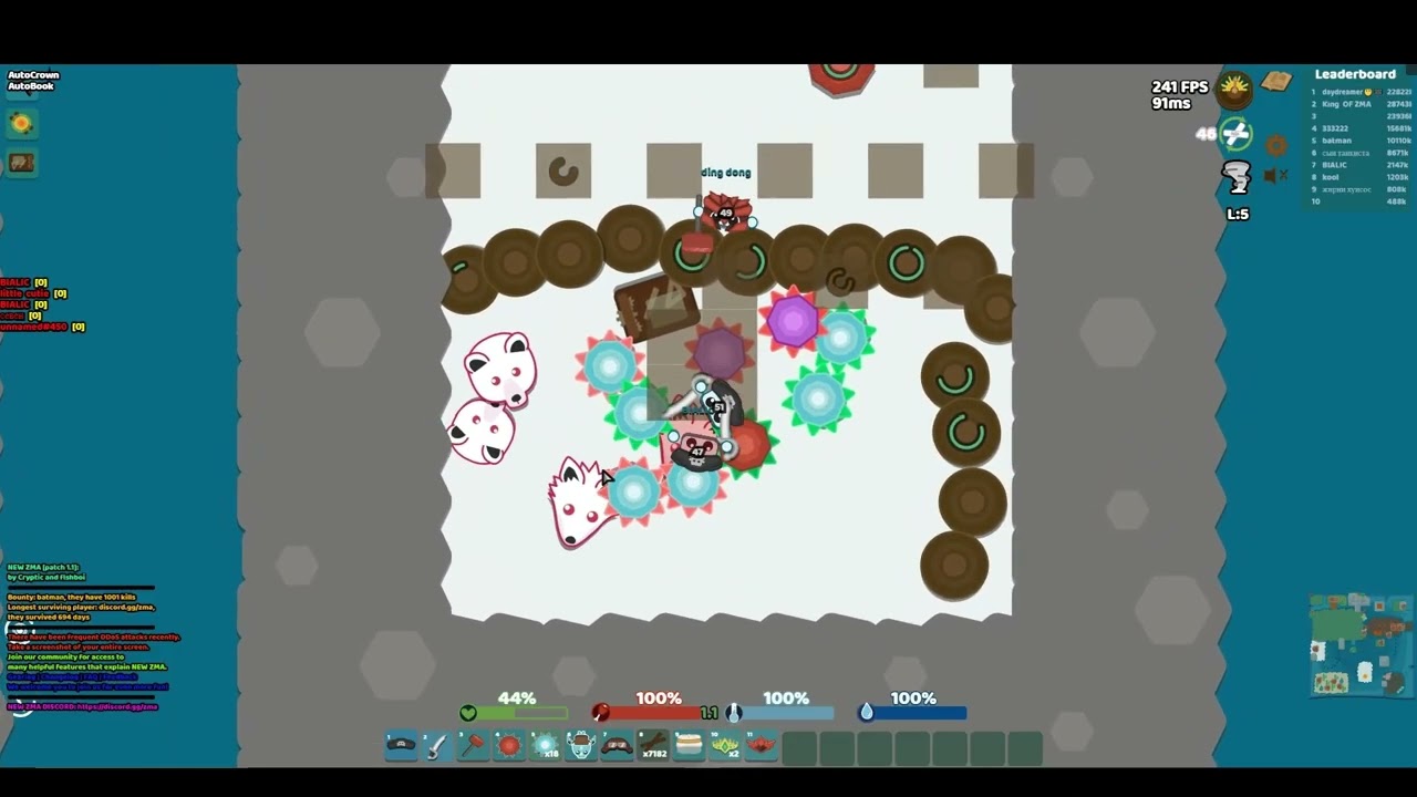 Starve.io NewZMA kill comp #1