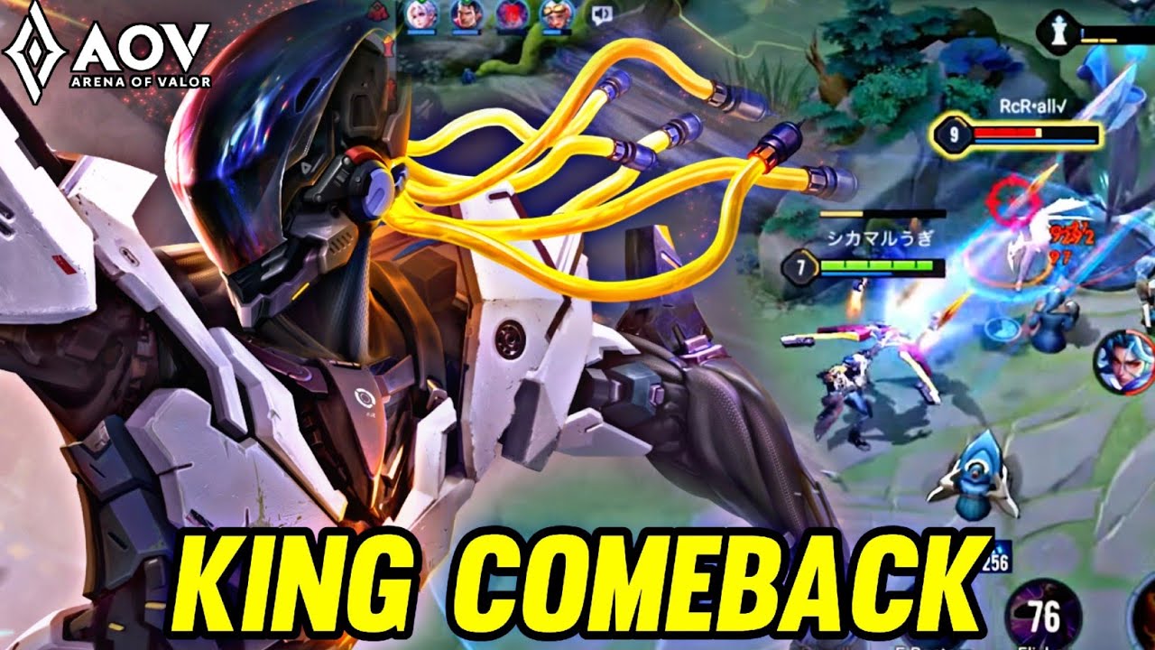AOV : YORN GAMEPLAY | KING COMEBACK - ARENA OF VALOR LI&Ecirc;NQU&Acirc;NMOBILE ROV