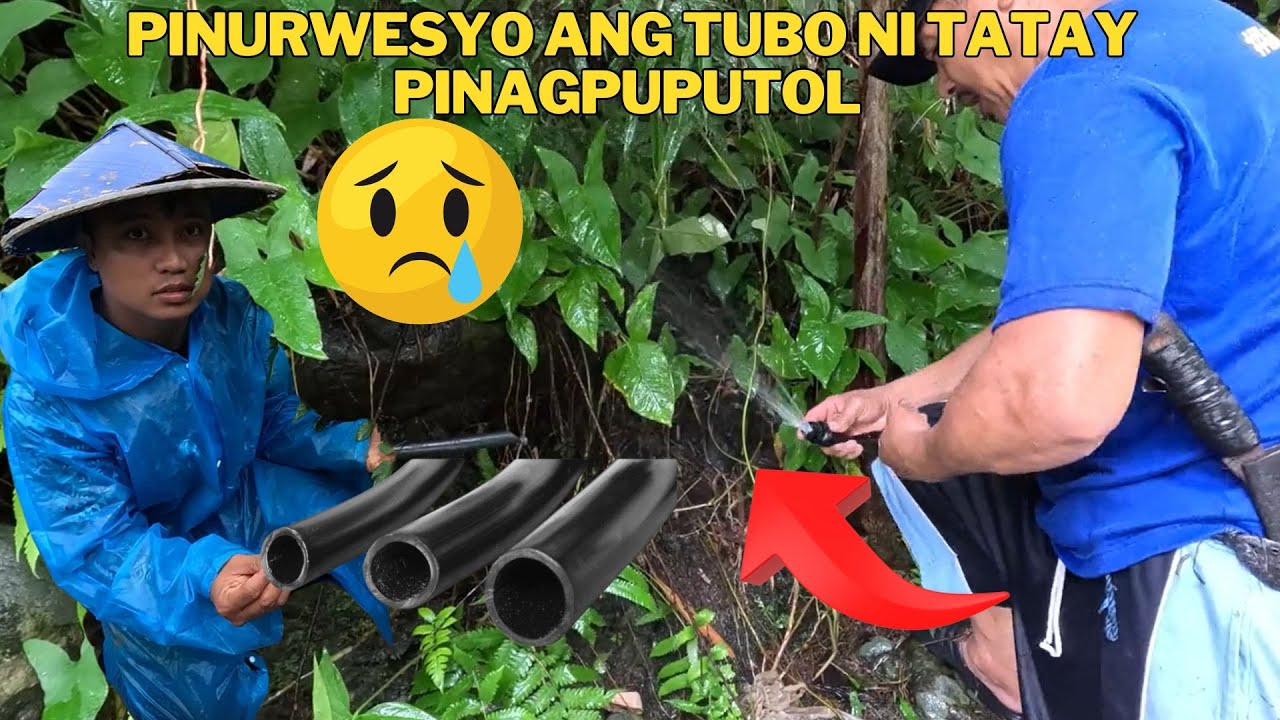 KAINAMAN ANG GUMAWA PINAGPUPUTOL ANG TUBO PARA SA INUMIN TUBIG